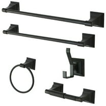 Kingston Brass BAHK61212478ORB Kingston Brass Monarch Collection 5-piece Towel Bar Bath Hardware Set- Oil Rubbed Bronze