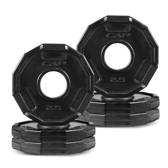 Disco de peso CAP 1,1 kg recubierto de goma – paquete de 6