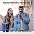 thumbnail image 2 of Offline Language Translator Device,Latest Two-Way Al Real-time Translator in 8 Offline Language, 106 Languages, Voice/Photo Translation,  180H,Instant Translator for Business,Study&Travel, 2 of 12