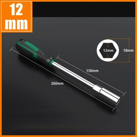 

Screwdriver Socket Wrench Hex Screwdriver Hexagonal Nut Key Extend Driver 5-14mm