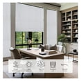 thumbnail image 2 of Cordless 1" Aluminum Mini Blind 34" Wide x 36" Long, White, Room Darkening Metal Indoor Window Blinds for Home and Office 34"W x 36"H, 2 of 6