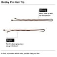 thumbnail image 3 of 2.75" Large Bobby Pins Brown 240PCS Extra Long Bobby Pins for Thick Hair Waved Hair Pin for Styling with Box, 3 of 5