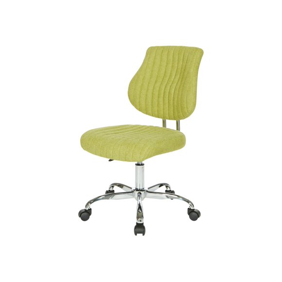 OSP Home Furnishings Sunnydale Task Chair with Lumbar Support & Adjustable Height, 200 lb. Capacity, Basil