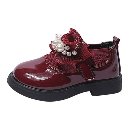 

Kids Low Heel Shoes Pu Dress Shoes Casual Shoes For Wedding