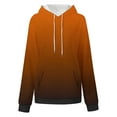 thumbnail image 6 of YUGYXL Plus Size Loose Hoodie for Women Gradient Color Drop Shoulders Sweatshirt Drawstring Comfy Long Sleeve Hoodies Red XXXXL, 6 of 7