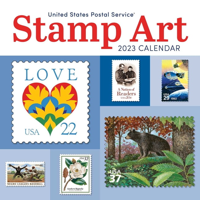 United States Postal Service Stamp Art 2023 Wall Calendar (Calendar) -  Walmart.com