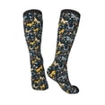 thumbnail image 4 of Balery Flowers Butterfly Printed Novelty Socks Men's Women's Crew Socks Sports Socks Knee High Socks Cotton Socks Quirky and Cool Socks, 4 of 9
