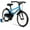 Blue, variant on Marknig Kids Bike for Boys & Girls, 14 16 18 Inch Children's Bicycle for Ages 3-9 Years with Training Wheels and Adjustable Seat,Red