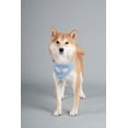thumbnail image 3 of Pet Life BN5NVLG Touchdog Dizzy-Eyed Cyclops Cotton Cloth Hook & Eye Dog Bandana & Scarf, Navy - Large, 3 of 6