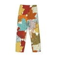 thumbnail image 5 of Fotbe Men'S Fall Maple Leavesclassic Pajama Pants With Elastic Waist And Drawstring Pockets，Pajama Pants Mens Lounge Pants Super Soft, 5 of 9