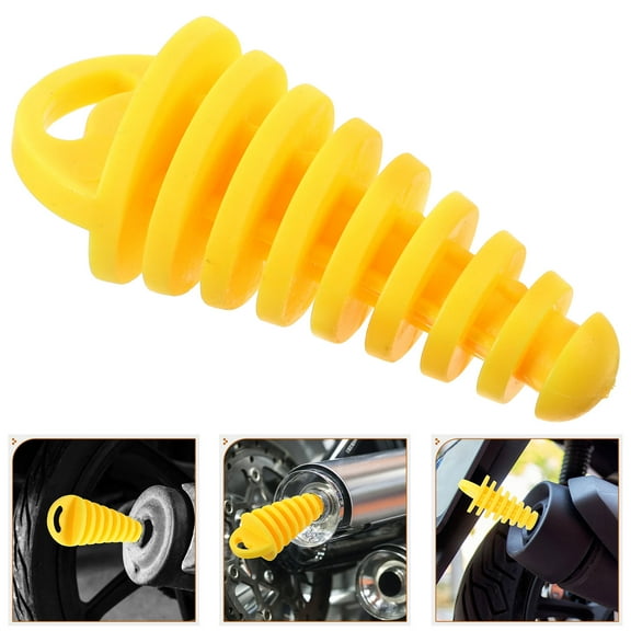 SEWCHICS Exhaust Wash Plug for Motorcycle 1Pcs PVC