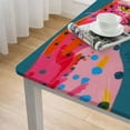 thumbnail image 5 of Acheng Cute Cat Square Tablecloth Waterproof Resistant Fabric 100% Polyester Fiber Mother's Day 36*36, 5 of 8