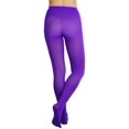 thumbnail image 3 of ToBeInStyle Junior Teenage Girl Young Adult Opaque Nylon Pantyhose - Purple - One Size, 3 of 5