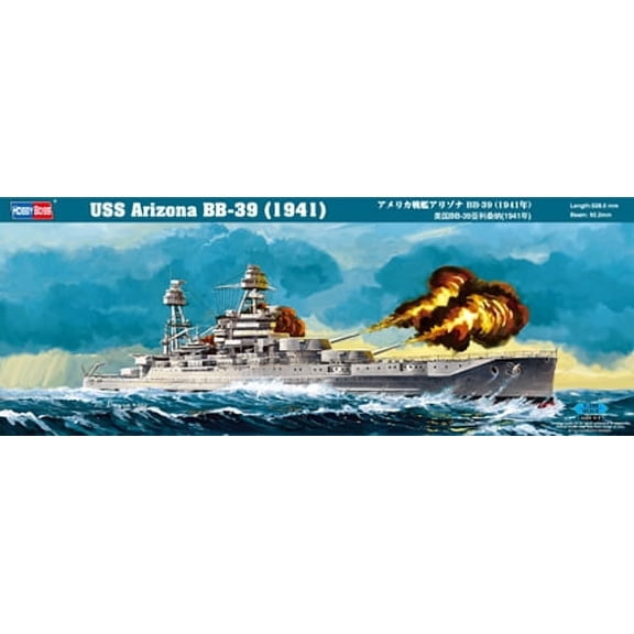 HOBBY BOSS PLASTIC MODELS 1/350 USS Arizona BB-39 HBO86501 Plastic Models Boats