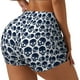 thumbnail image 1 of Fotbe black Skull white Shorts Sin Costuras – Shorts Deportivos de Cintura Alta para Mujer, Elásticos para Gimnasio, Yoga, Running o Ciclismo-X-Large, 1 of 8