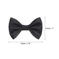 thumbnail image 2 of Uxcell 80pcs Black Bow Ties 1.5"x1" Mini Bowknot for Crafting Little Satin Bows, 2 of 5
