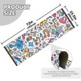 thumbnail image 5 of Yayeee Runner Rug for Bedroom 2'x6' Machine Washable Hallway Non Slip Mat, Doodle Pattern, 5 of 8