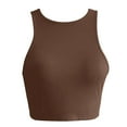 thumbnail image 3 of Ladies Sleeveless T Shirt With T Neck Vest 2x Women Top Shirts with Lace for Women Wardrobe Women Camisoles Women 3x Long Tops for Women Satin Top 4x Women Top A Line Tops for Women Amazing Outfits, 3 of 3