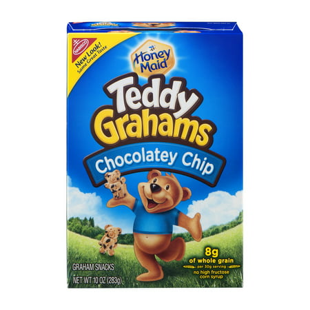 Teddy Grahams Snacks Chocolatey Chip, 10.0 OZ