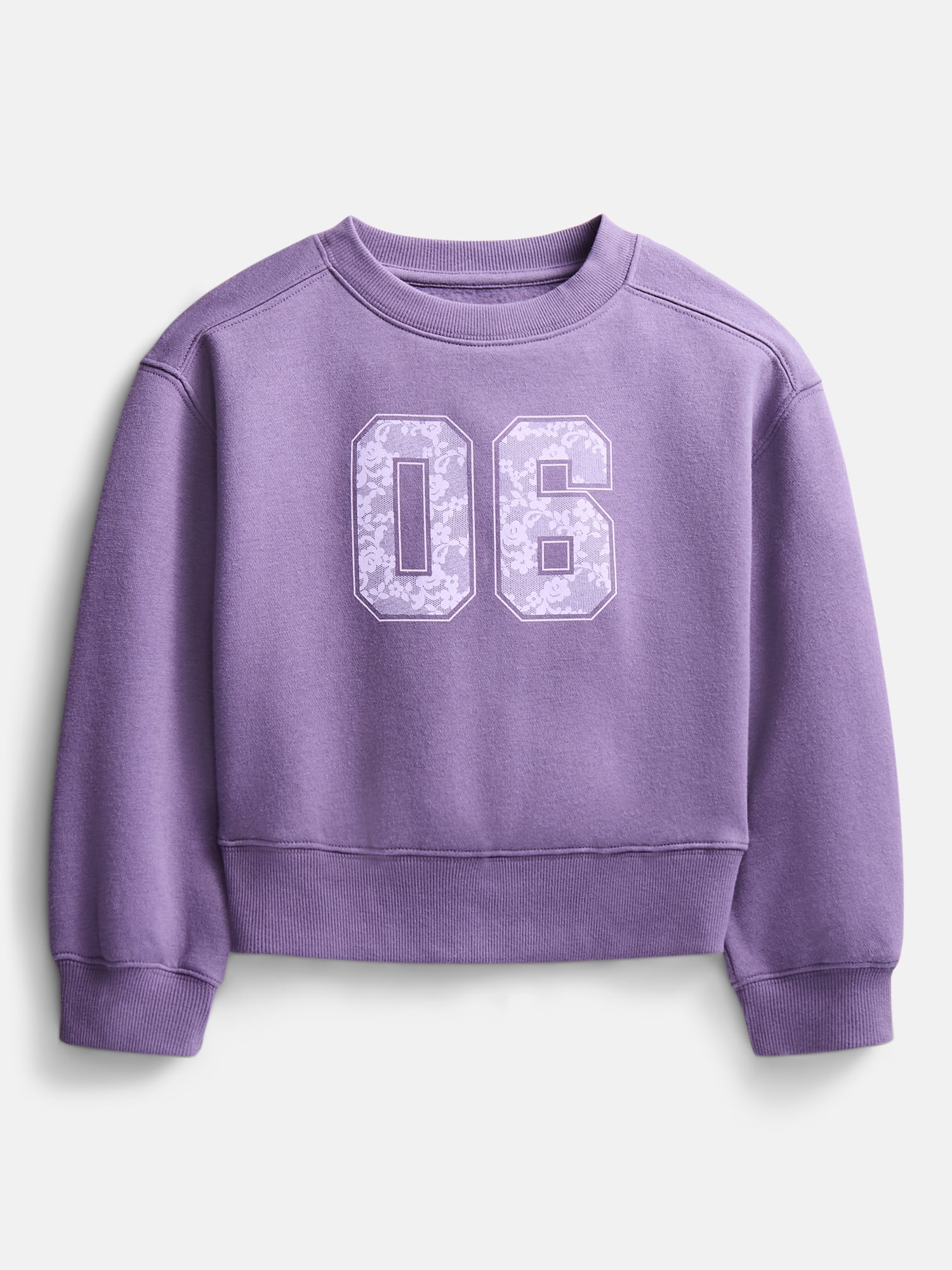 Wonder Nation Girls Fleece Sweatshirt and Jogger Sweatpant, 2 Piece Set, Sizes 4-18 & Plus