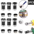 thumbnail image 1 of High Precision Trimmer Collet Adapter 6mm 1/4 8mm Router Bit Collet Chuck Clamping Adapter for Engraving Trimming Machine Elect, 1 of 5