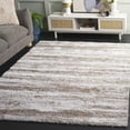 thumbnail image 2 of SAFAVIEH Penelope Eleanor Abstract Shag Area Rug, Taupe/Ivory, 8' x 10', 2 of 8