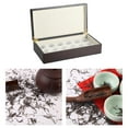 thumbnail image 6 of DOMELAY Tea Storage Box 12 Compartment Sugar Packet Holder Tea Tin Box Jewelry Box for Drawer Countertop Home Decoration Organization, 6 of 9