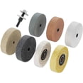thumbnail image 1 of Buffing Polishing Wheel Kit 3 Inch,for Bench Buffer/Bench Grinder,Buffing Wheel Hole 3/8 Inch,Drill, 1 of 5