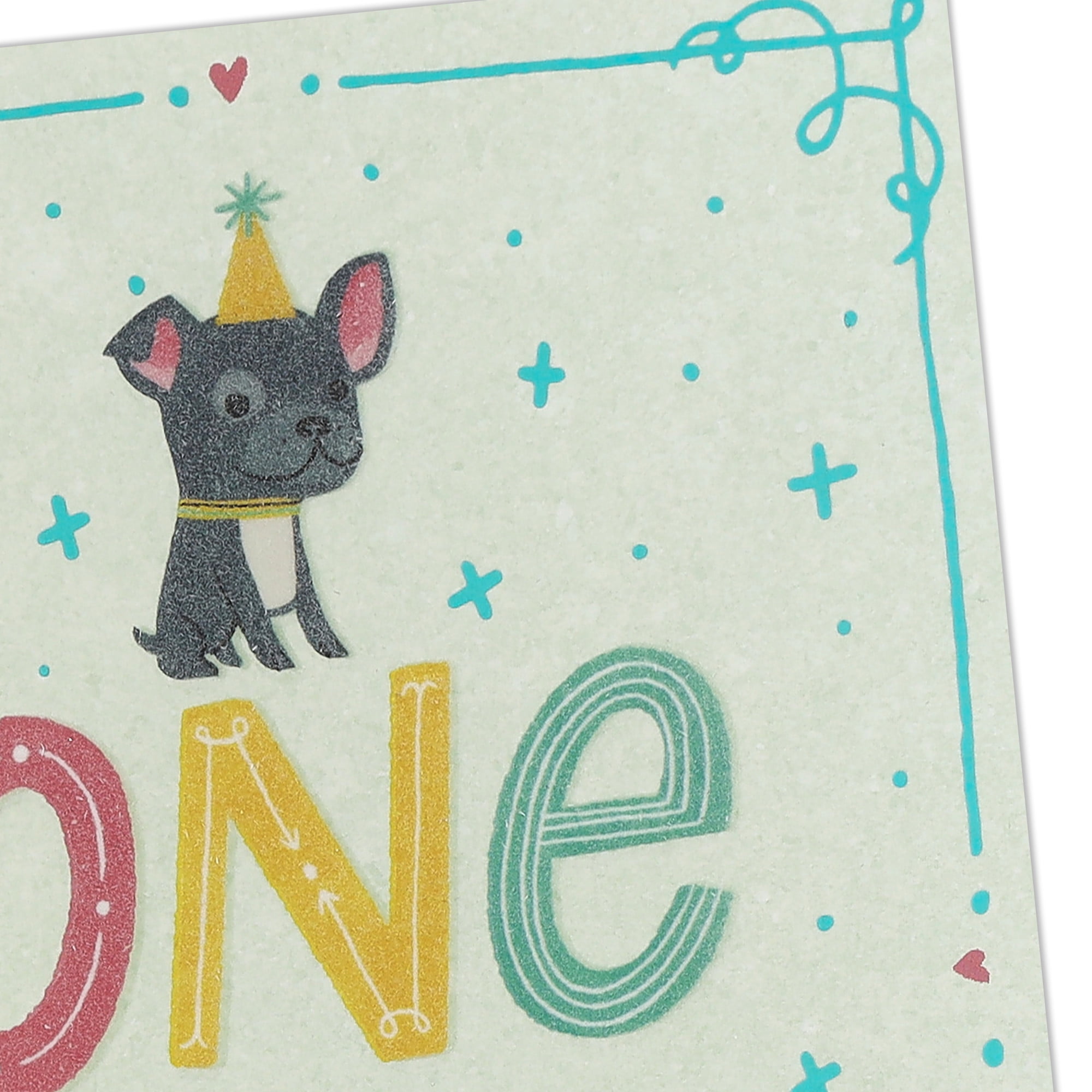 Hallmark 1st Birthday Card (One of a Kind)