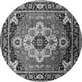 thumbnail image 1 of Ahgly Company Indoor Round Persian Gray Traditional Area Rugs, 6' Round, 1 of 4