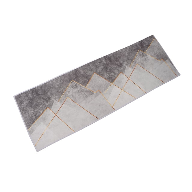 Tapis de Cuisine en Polyester à Forte Absorption d'Eau 40x120cm pour Salle de Bain