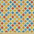 thumbnail image 2 of Ambesonne Geometric Fabric by the Yard Upholstery, Moroccan Style Motifs, 1 Yard, Multicolor, 2 of 5
