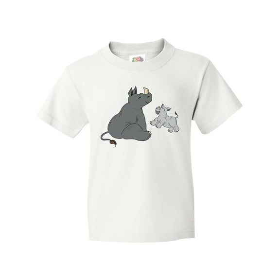 Inktastic Cute Rhinos Youth T-Shirt