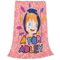 A For Adley Throw Blanket Couch Bed Sofa Soft Lightweight Warm Cozy