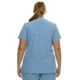 thumbnail image 6 of HEAL+WEAR Women Plus Size V-Neck Scrub Top with Multiple Pockets 4-Way Stretch Comfortable Clinical Workwear for Nurses, 6 of 6