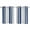 Navy Blue, variant on Burnt Orange Grey Stripe Kitchen Curtains Short 54 Inch Length, Farmhouse Minimalist Striped Grommet Top Bedroom Living Room Curtains, Light Filtering Cafe Curtain Drapes 2 Panels Set 84''x54''