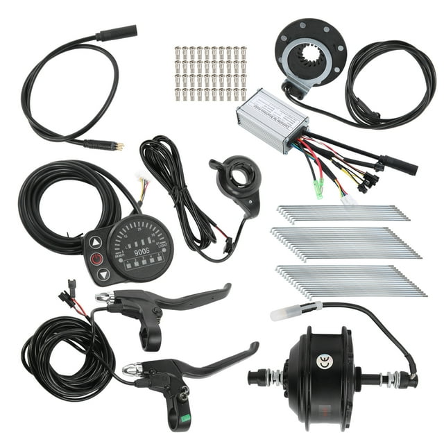 250W Hub Motor Kit, Electric Hub Motor Brushless Hub Motor Kit High Strength Motor Kit for 24in Wheel for 24in Wheel for DIY Electric Bicycles Front Drive Motor,Rear Freewheel