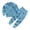 Blue, variant on Ulanda Toddler Kids Junior Girls Boys 100% Cotton Dinosaur Mermaid Pajamas Sleepwear Pjs (Sky Blue, 6-12 Months)