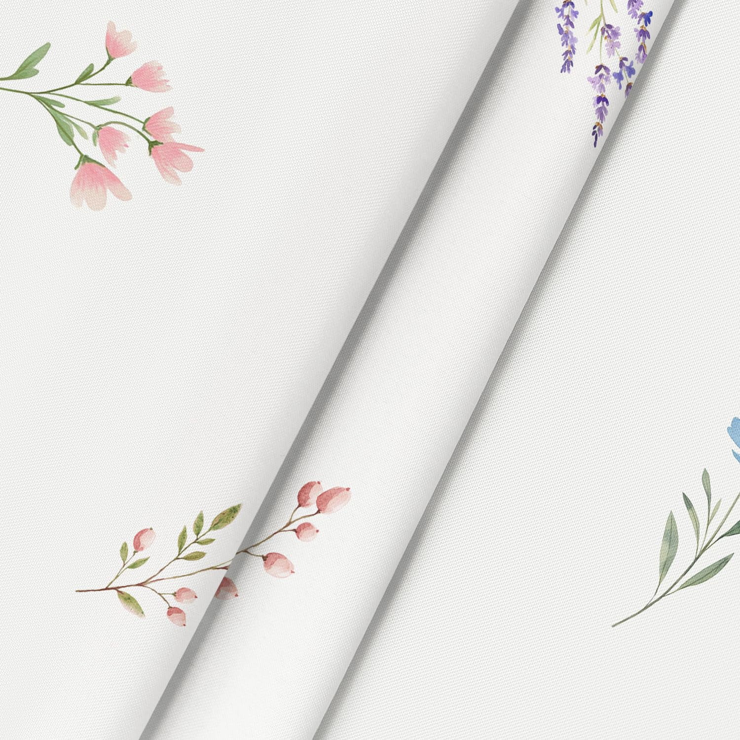 Sm:)e Blooming Floral Wild Flowers Spring Tablecloth 60 x 84 Inch Seasonal Rectangle Washable Table Linen Holiday Table Cover for Home Kitchen Dinner Decor