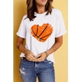thumbnail image 3 of ABPHQTO Camiseta de manga corta informal Baseball Mama negra para mujer, 3 of 5