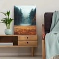 thumbnail image 5 of Qisvanset Framed Canvas Wall Art 12x16 Inch Misty Foggy Field Minimalist Nature Office Wall Art, 5 of 5