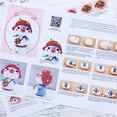 thumbnail image 5 of Kayannuo Christmas Cute Penguin Pattern Handmade DIY Poke Wool Felts Material Production Package, 5 of 9
