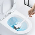 BZPIZ Toilet Brushes with Under Rim Scrubber,Toilet Bowl Brush with