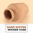 thumbnail image 5 of Rattan Woven Vase Art Vase Fashion Tabletop Decoration Plants Flower Pot Faddish Flower Pot for Home, 5 of 5