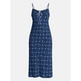 thumbnail image 4 of No Boundaries Woven Sweetheart Maxi Dress, Women’s XXS-XXL, 4 of 4