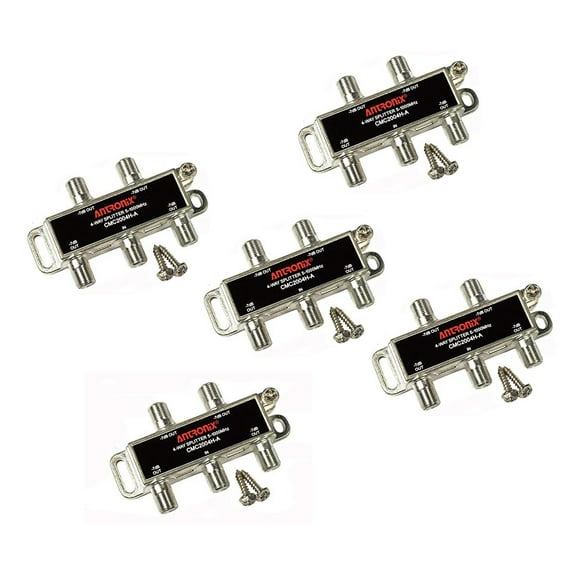Antronix CMC2004H 4-Way, 5 Pack Divisor Horizontal -7db Puertos 5-1002 MHz