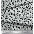 thumbnail image 3 of Soimoi Poly Georgette Fabric Stripe & Cat Animal Print Fabric by The Yard 52 Inch Wide, 3 of 3