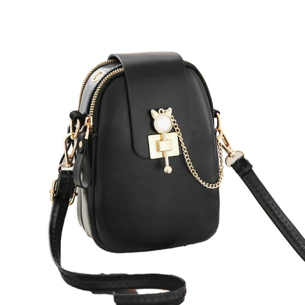 Bolso bandolera para mujer, bolso de hombro, bolso para teléfono móvil, bandolera pequeña, correa de hombro ajustable, bolso para móvil