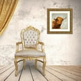 thumbnail image 3 of Atelier B Art Studio 26x26 Gold Ornate Wood Framed with Double Matting Museum Art Print Titled - Highland Cattle, 3 of 4