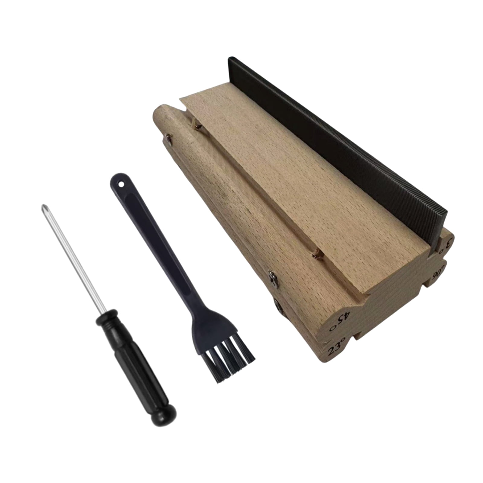 Guitar Frettrimmer Tool 3/23/45/90 Degree Adjustment Texture for Removing Burrs on Electric Bass Ukulele Fretboards